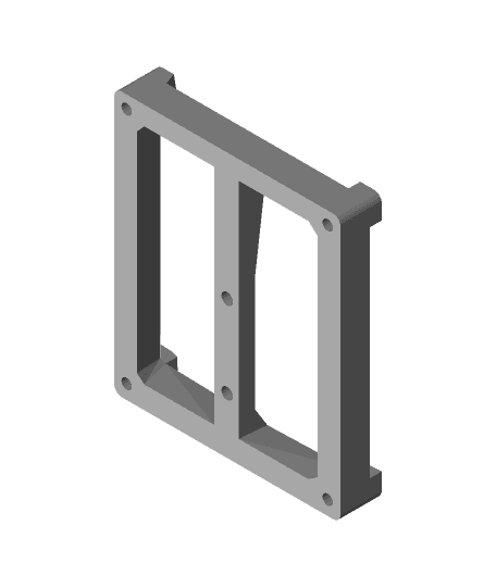 RPi4 Mount for Sidewinder X1 right X-Axis Cover 3d model