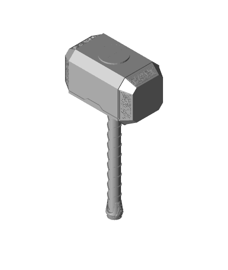 Thor's Hammer 3d model