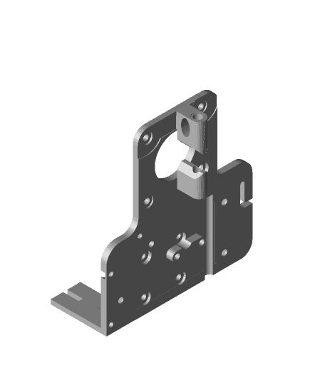 MS DD Linear rail mount for Creality / Ender printers by DaddyWazzy_TheCreator full viewable 3d model