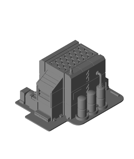 Chemical Building - Chem Set 3d model