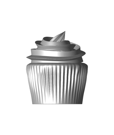 Cupcake  by RandomizY full viewable 3d model