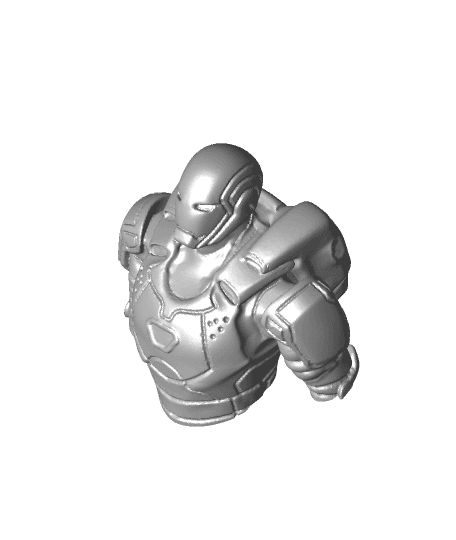 starboost bust and stand 3d model