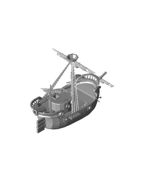 Marine Ship 3d model