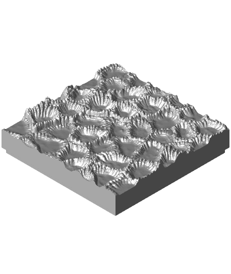 25mm Round and Square Chaos Plane or Alien World Bases by np_dev full viewable 3d model