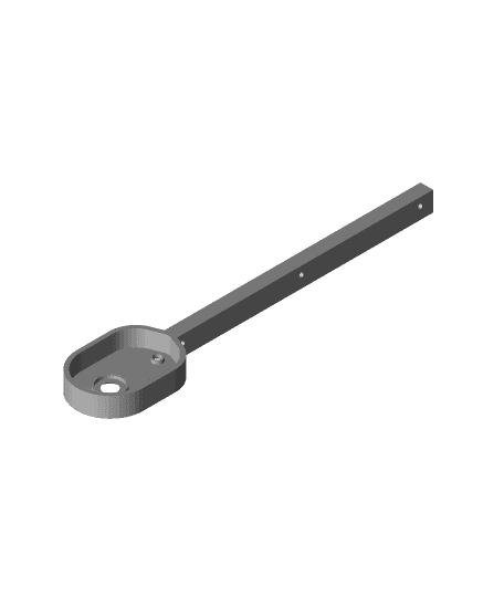 Self-Orienting Ratchet Socket Wrench 3d model