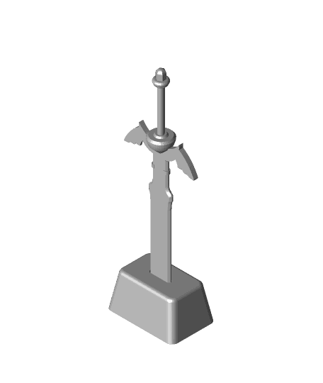 Zelda Fan-Art Master Sword In The Stone 3d model