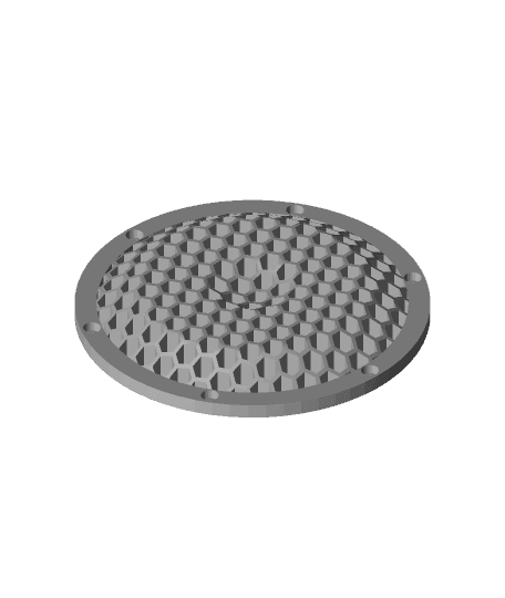 #3DPNSpeakerCover Honeycomb 1 3d model