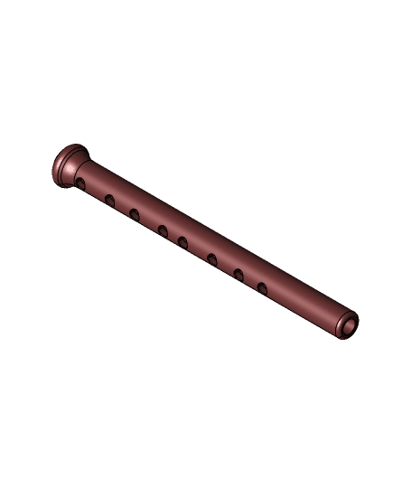 duduk in C (double reed instrument from Armenia) 3d model