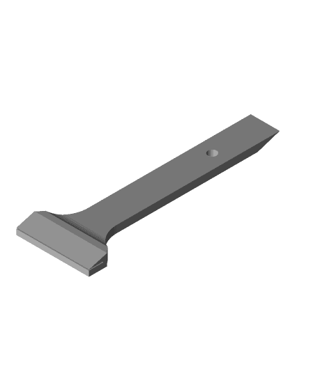 Stainless Scrapper no screws  - Espatula de Filo sin tornillos 3d model