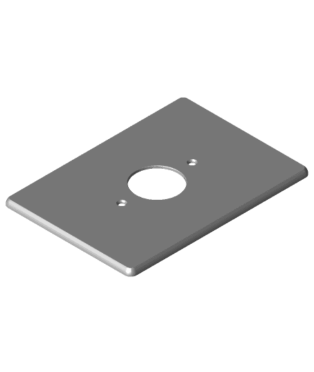 Oversized Circular Wall Plate  by thekylemars full viewable 3d model