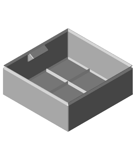Storage boxes 3x 3d model