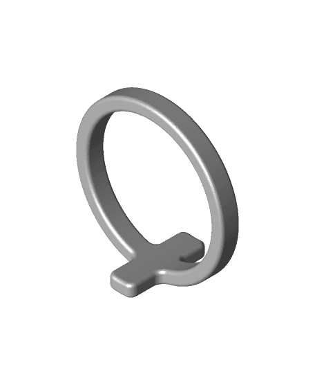 Simple Cross Ring 3d model
