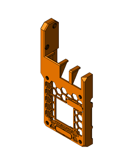 Raspberry Pi4 case for Prusa MK3S+ with DSI opening  3d model