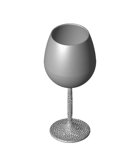 Wine glass.STL by 3DDesigner full viewable 3d model