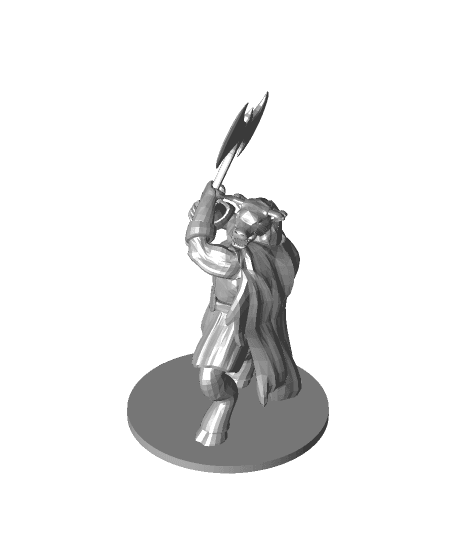 Minotaur Male Barbarian by mz4250 full viewable 3d model