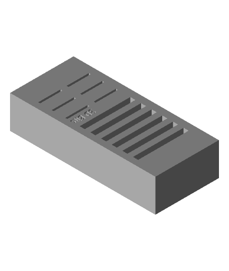Micro SD Card Holder v2.stl 3d model