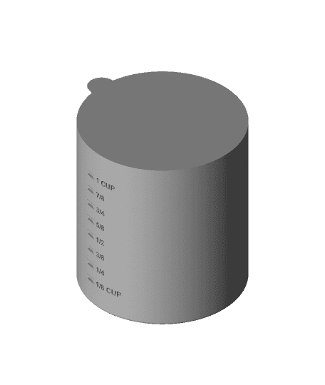 twist measuring cup 3d model