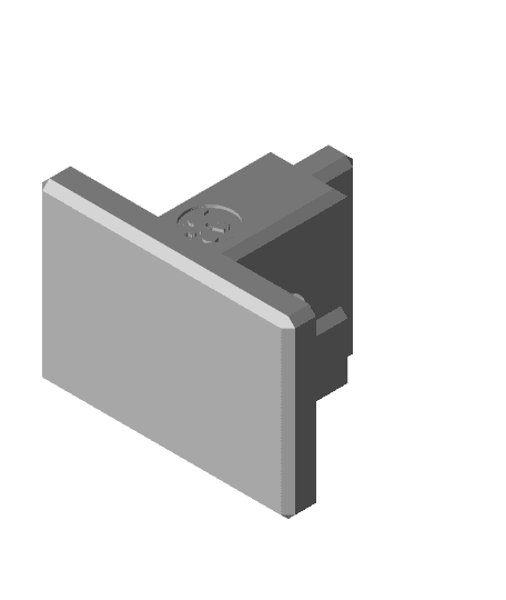 LUNDIA Shelving System Connector Base Shape by baschz full viewable 3d model