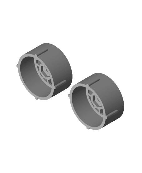 Fancy RC Drift Rims - Grip and Drift Tires 3d model