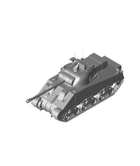 Fighter Tank.stl 3d model