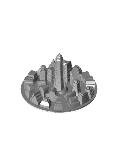 Topper City - a lid for Topper Bowl - Executive Lunar Collection  3d model