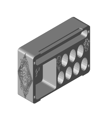 D&D dice box for artificer 3d model