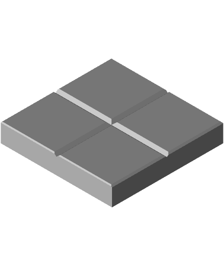 2x2 tile 3d model