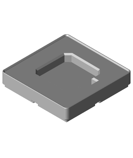 Gridfinity - 42mm Stepper Motor Holder  7 sizes + Parameteric Fusion File 3d model