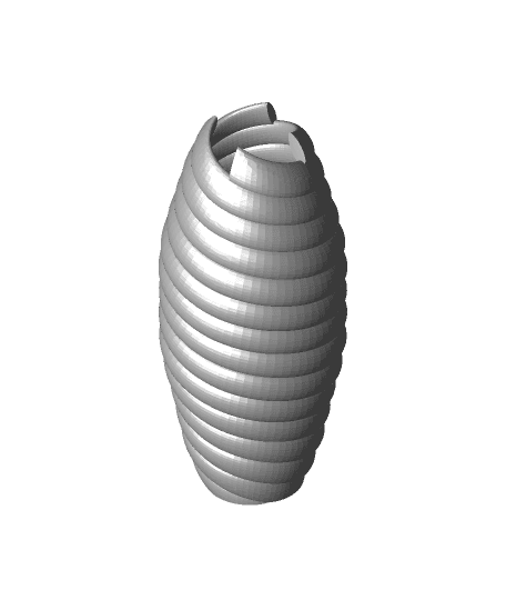 Coil Vase 3d model
