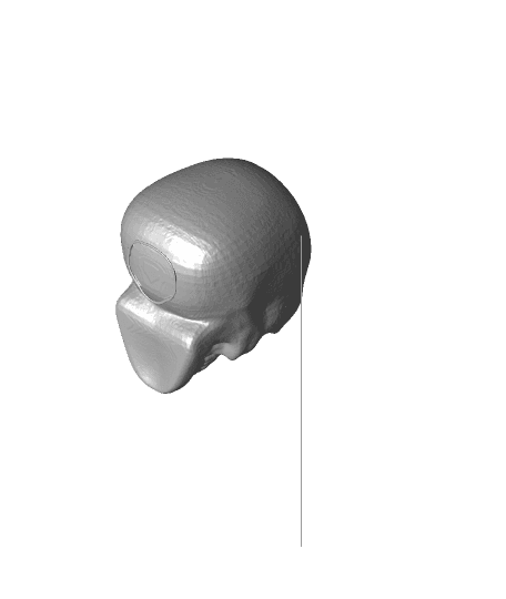 skull cup 3d model