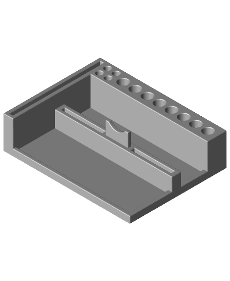 tool holder cricut tools by burningmetals full viewable 3d model