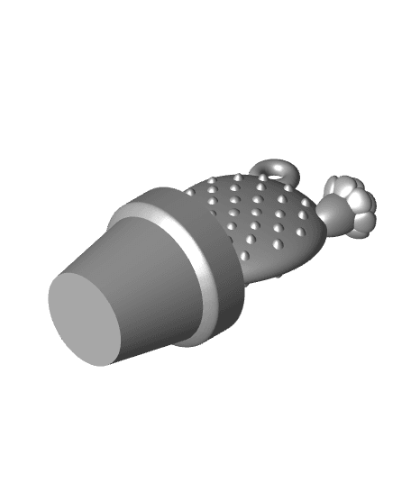 PRICKLY PEAR KEYCHAIN 002 - Cactus  3d model