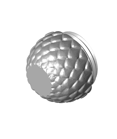 Threaded Dragon Egg, Great for Easter and Gifts 3d model