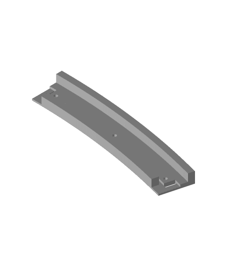 Carrera guardrail system v2.0 shoulder mount 3d model
