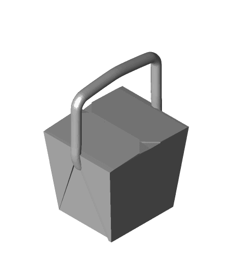 Chinese Takeout Charm 3d model