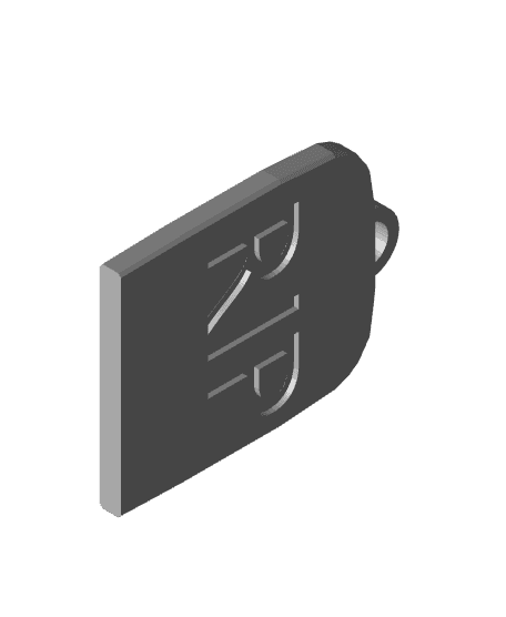rip keychain 3d model