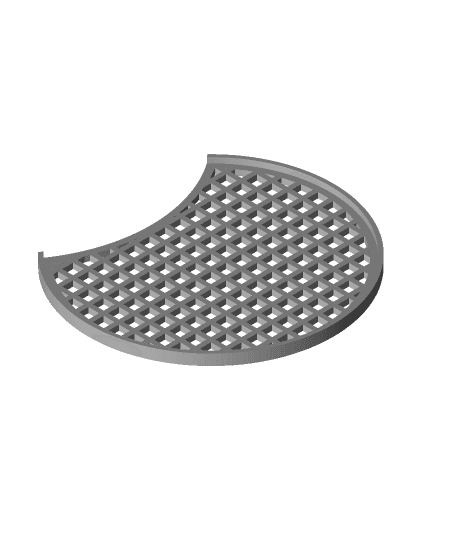 Extended Drainer Plate for Nespresso Vertuo Coffee Machine 3d model