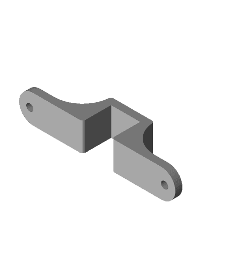 Clip on Accessory Mounting Truss For Anycubic Mega Series  3d model