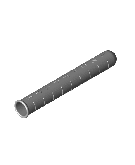 Volumetrically Accurate Test Tubes 3d model