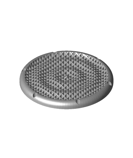 Ripple Speaker Cover v2.stl 3d model