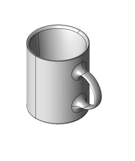 Mug by TraceParts full viewable 3d model