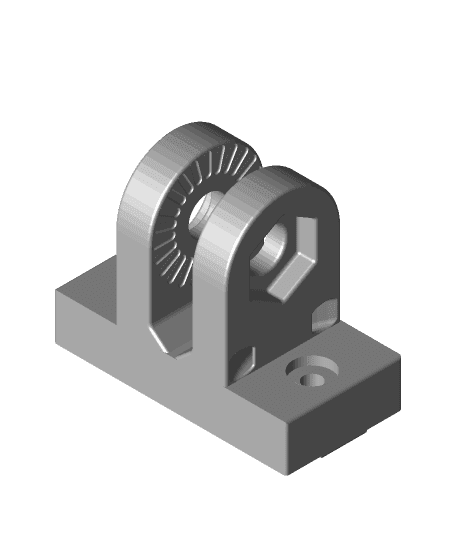 articulating mount adapter by benkrejci full viewable 3d model