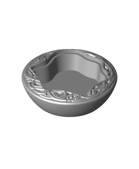 Pasta Bowl Sculpture - Gloop x Protopasta 3d model