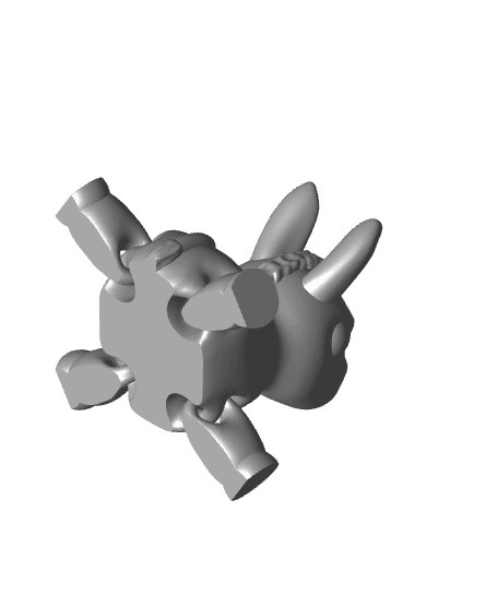 Donkey Keychain 3d model