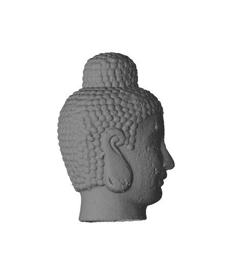 Buddha head（generated by Revopoint POP 2） by Revopoint full viewable 3d model
