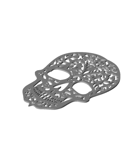 Skull Wall Art 3d model