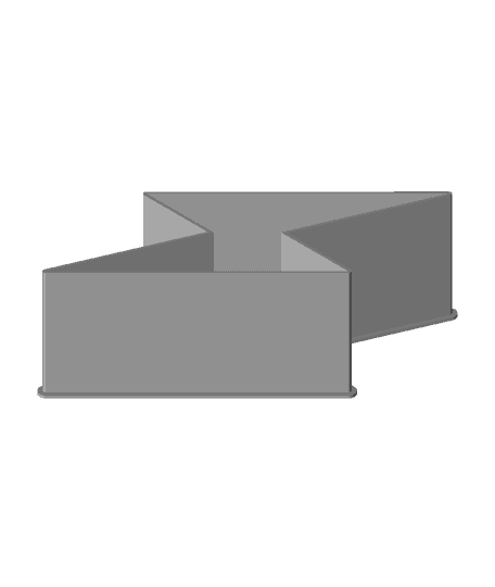 Lightning Bolt (model 2), nestable box (v1) 3d model