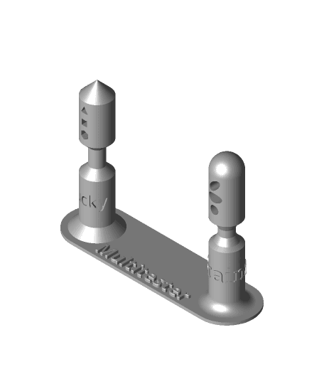 Another Retraction Test Tower - Multitester 3d model