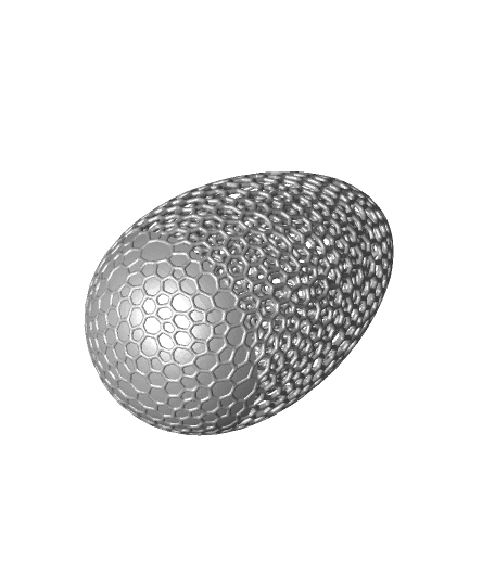 Dual Voronoi Egg by 3DDesigner full viewable 3d model