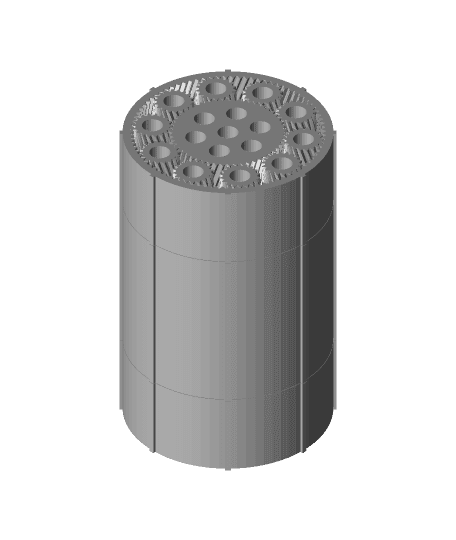 Solid Core Compound Planetary Gearbox (customizable) 3d model